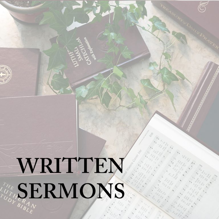 Written Sermons